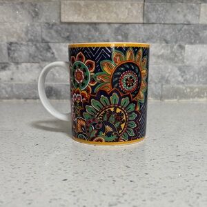 Vera Bradley Venetian Paisley Ceramic 12 oz Coffee Tea Cocoa Mug